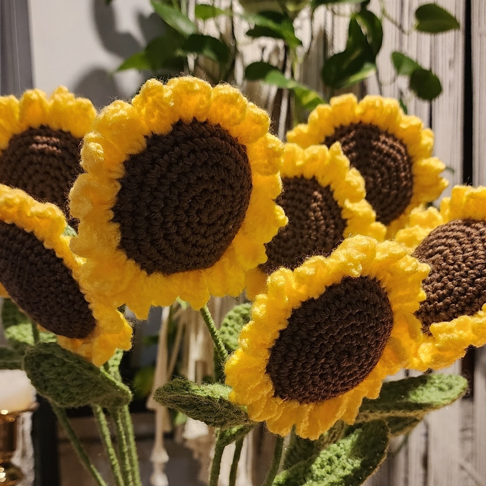 Handmade flowers crochet